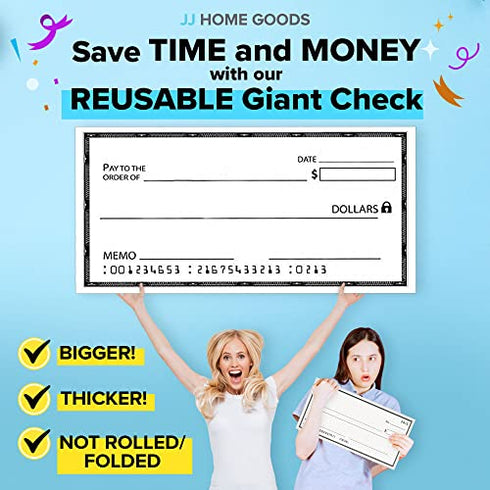 JJ CARE Giant Check